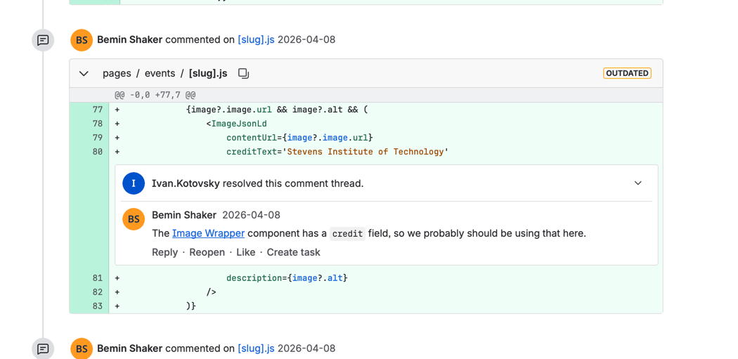 Bemin — hardcoded creditText