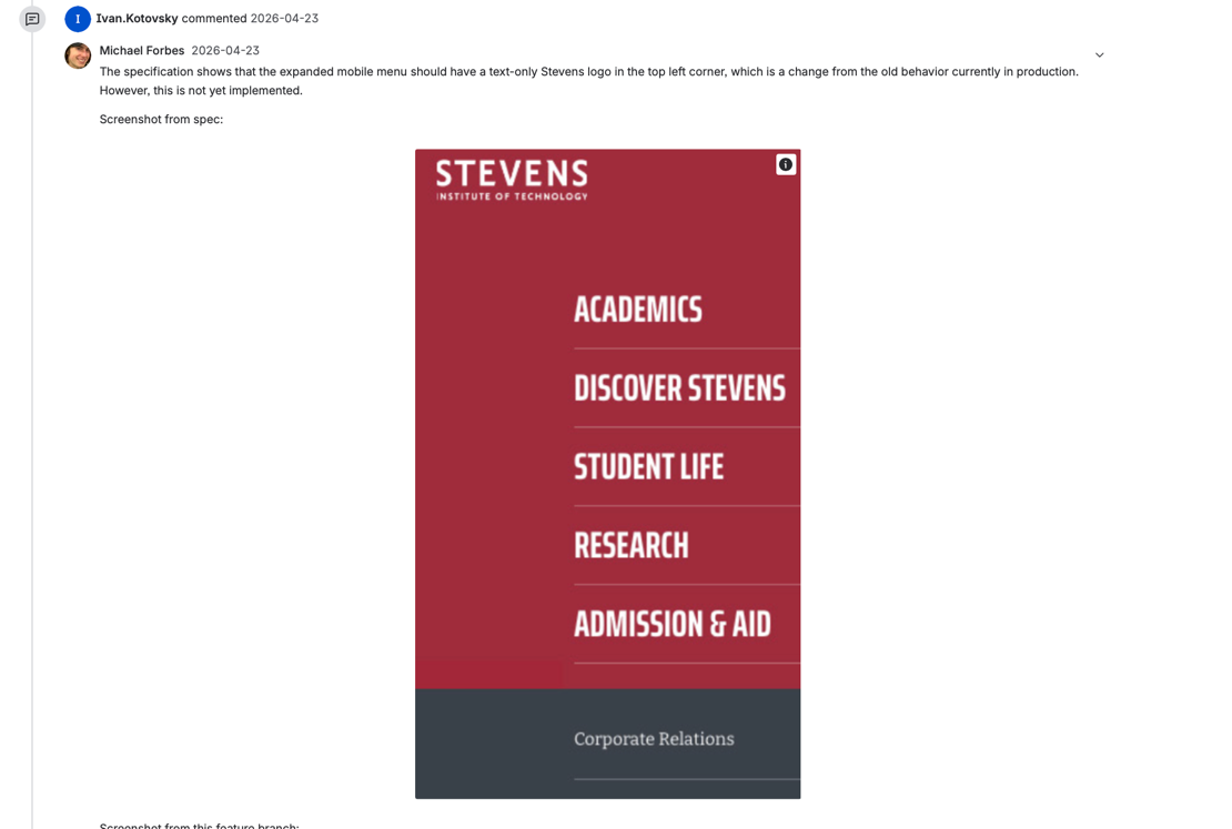 Michael — mobile logo spec